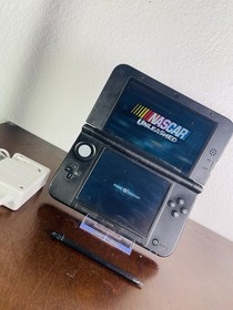 Nintendo 3DS XL LL Gray Handheld English Console Charger Stylus SD US TESTED