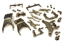 Grey Billet Machined Complete Suspension Upgrade Kit for Traxxas Slash 1/10 2WD