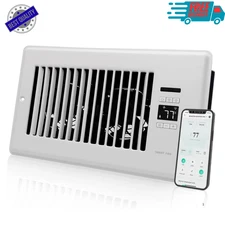 Super Quiet Register Booster Fan fo 6" x 10" Register Holes, Smart Register ...