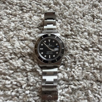 Rolex Submariner Date 41mm Watch Steel Black Ceramic 126610LN Box Papers receipt