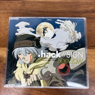 .hack SIGN OP ED See-Saw CD single Obsession Gentle Dawn OBI 2002 Japan