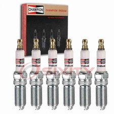 6 pc Champion Iridium Spark Plugs for 2016-2019 Cadillac CT6 3.0L V6 ou