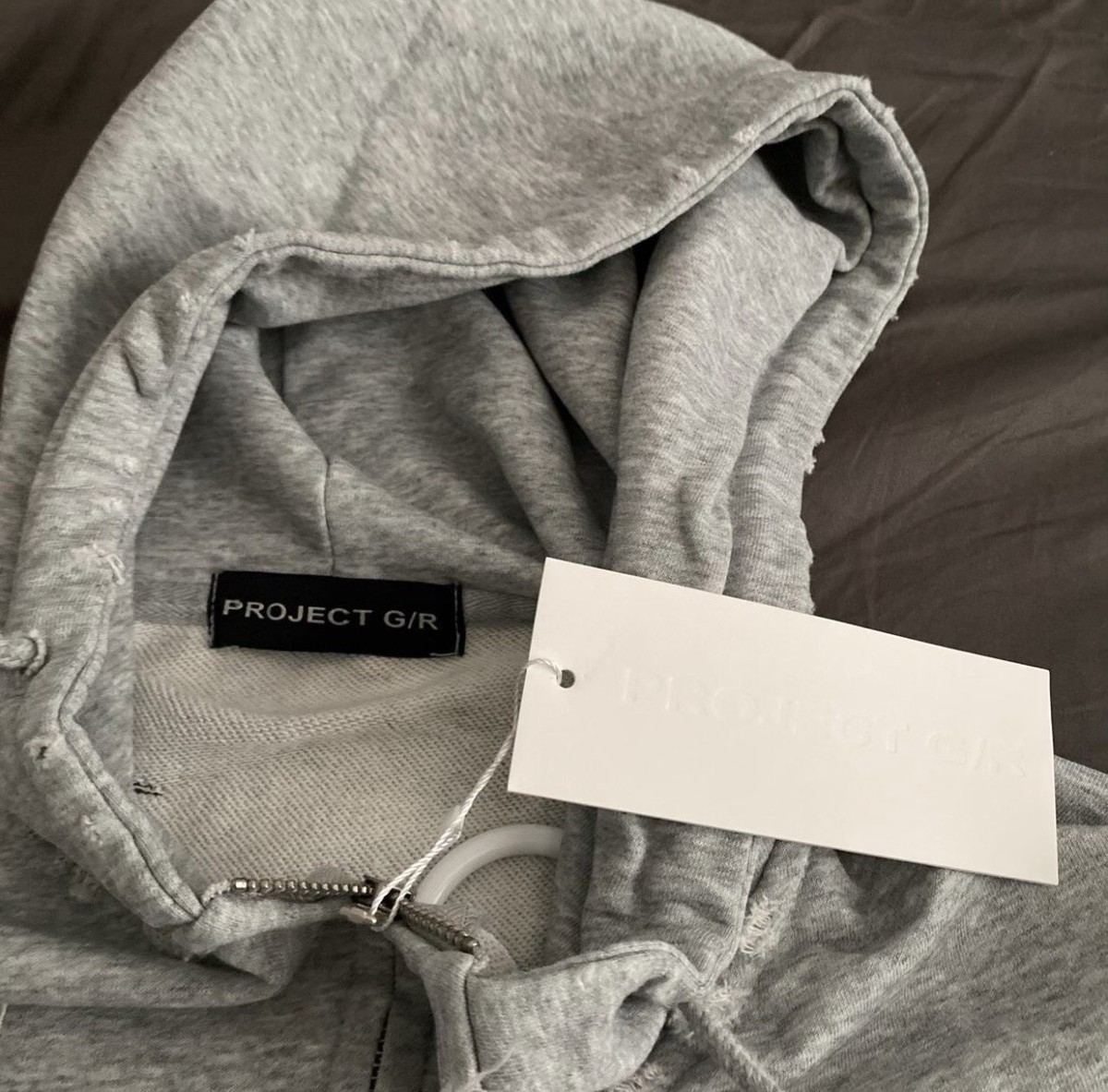 PROJECT G/R Cuntier パーカー PROJECT G/R - REVERSIBLE LASER CUT ZIP HOODIE | HBX