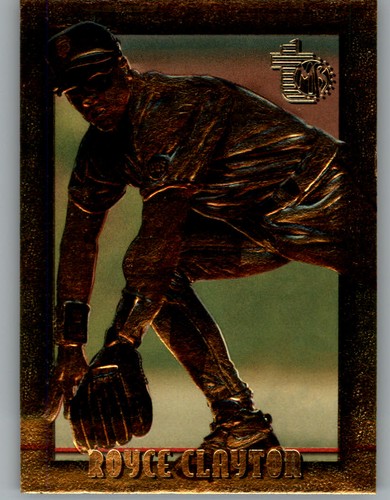1995 Topps Embossed Royce Clayton #31 card