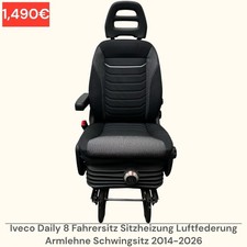 Iveco Daily 8 Fahrersitz Sitz Sitzheizung Luf...