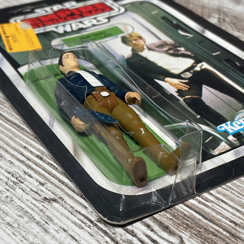 Vintage Kenner 1980 Star Wars ESB Han Solo Bespin Outfit 41 back Card and Figure - Picture 10 of 12