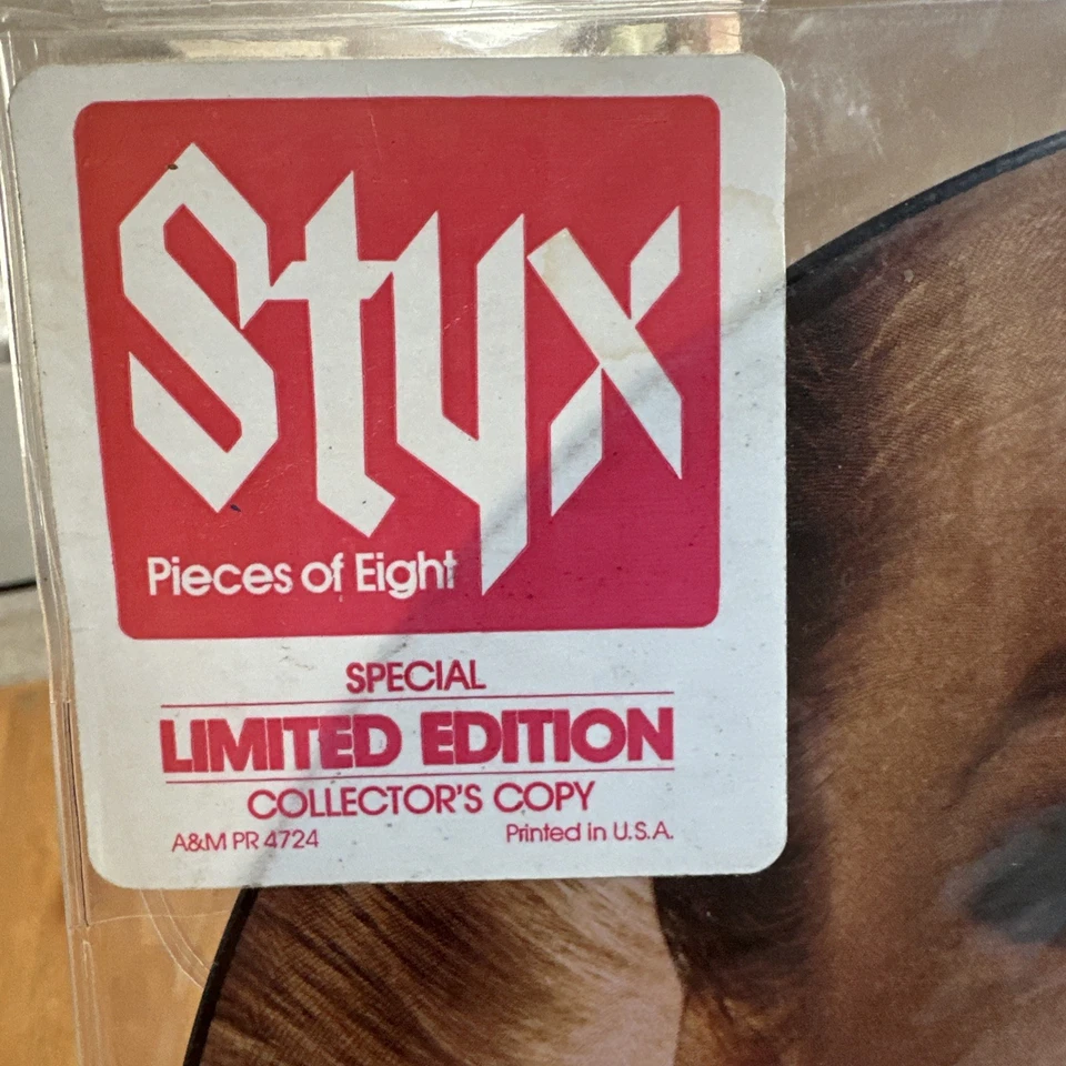 Sealed 12" Picture Disc Styx Pieces Of Eight 1978 A&M Limited Edition Numbered - Image 2 of 4