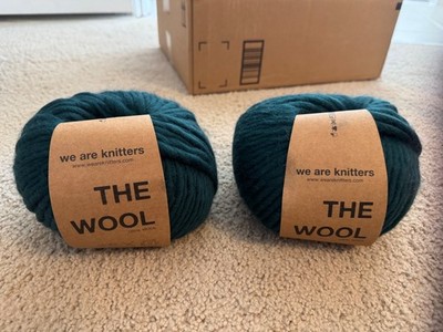 We Are Knitters Yarn - The Wool - Forest Green - Lot of 2