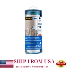 ScotchBlue 4 ft. x 90 ft. Clear Pre-Taped Painter's Plastic Sheeting