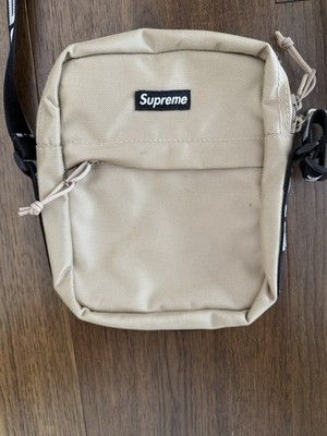 SUPREME SS18 Shoulder Bag Tan Khaki 100% Authentic Used