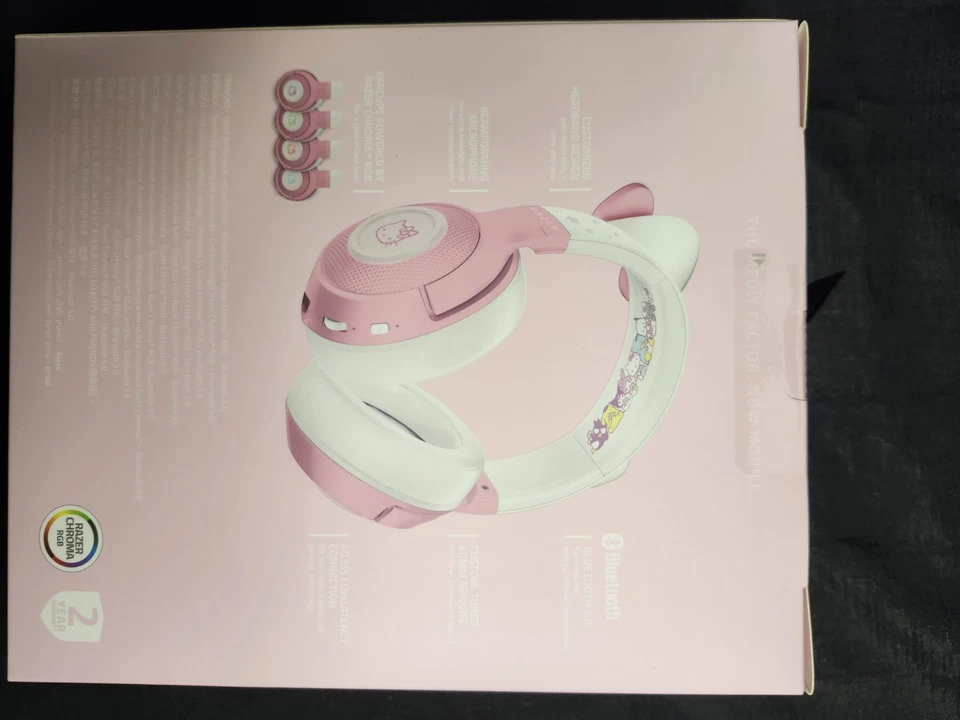 Гарнитура Razer Kraken BT с Bluetooth 5.0, RGB, версия Hello Kitty & Friends - Изображение 3 из 4