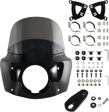 Motorcycle Front Fairing W/11'' Windshield For 2009-2015 Harley Iron 883 XL883N