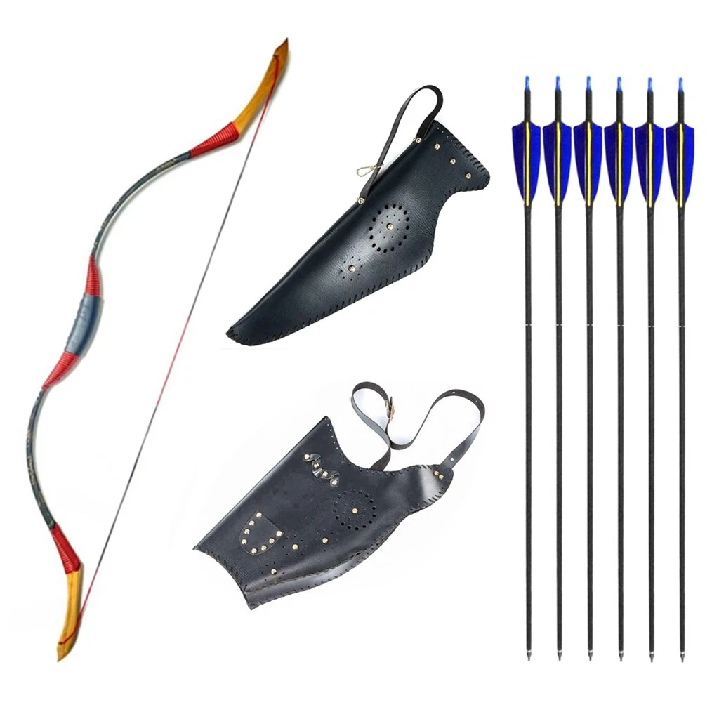 ARCHQUICK Traditional Bow Recurve bow RH/LH for Hunting Target Shooting Longbow