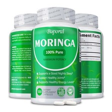 100 Pure Moringa Oleifera-Boost Metabolsim  Immunity,Promotes Overall Health