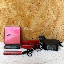 SHARP Portable MD Player MD-SS503-R Red Tested Good Condition