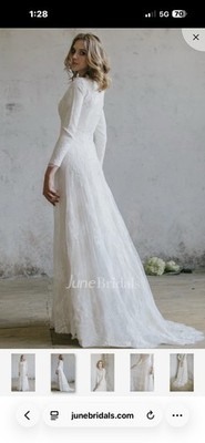 chinese dress ladies Affordable Custom Made Sheath Slim A-Line Lace Wedding Dress