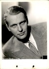 LMPE39 Original Keybook File Photo HANDSOME 1930s-40s ACTOR RALPH BELLAMY — photo 1
