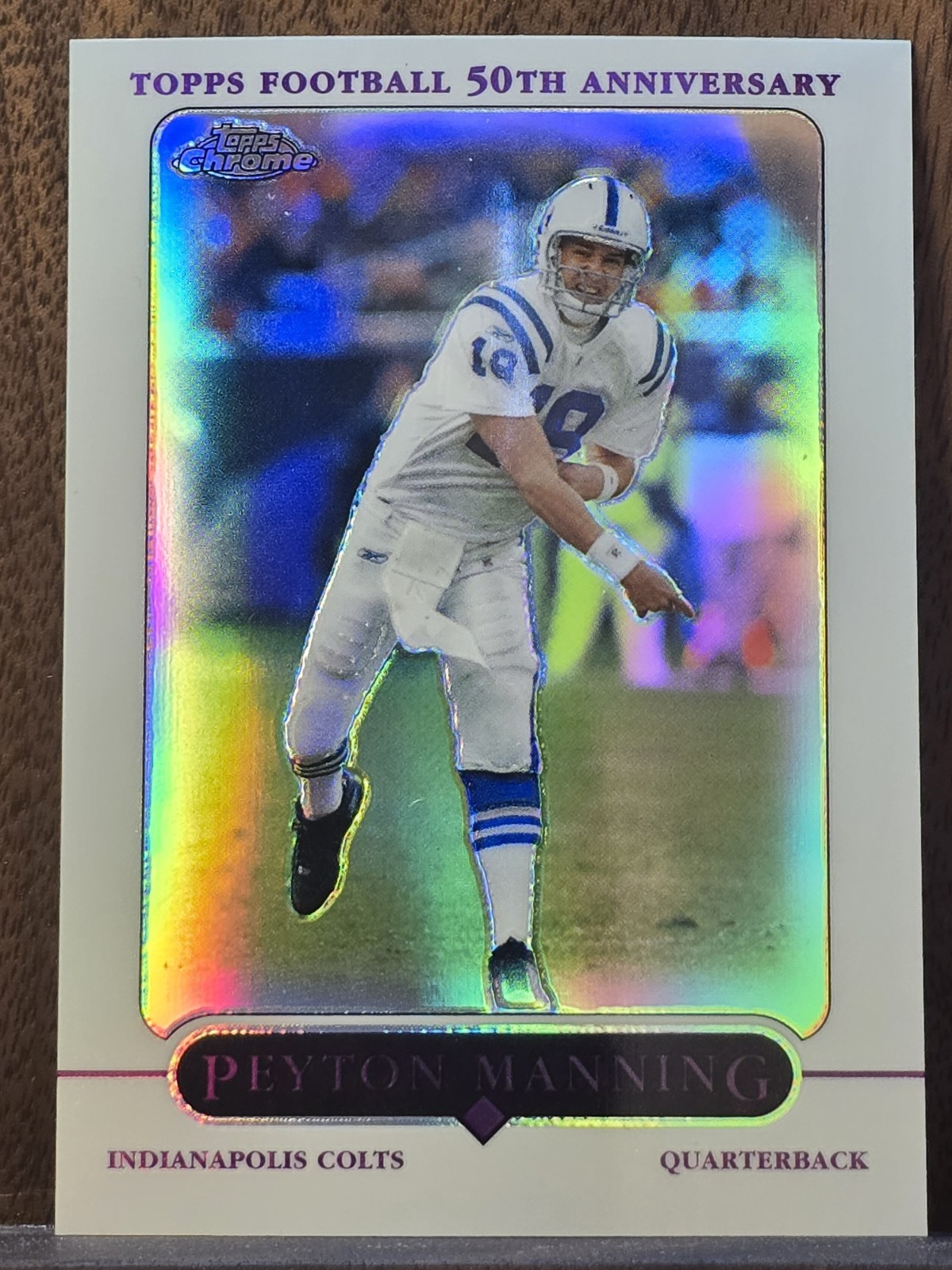 2005 Topps Chrome - Peyton Manning #136 Refractor