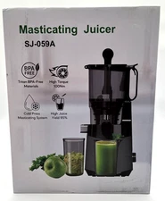 Brand New BPA Free 110-120 Volts Cold Press Masticating Juicer SJ-059A
