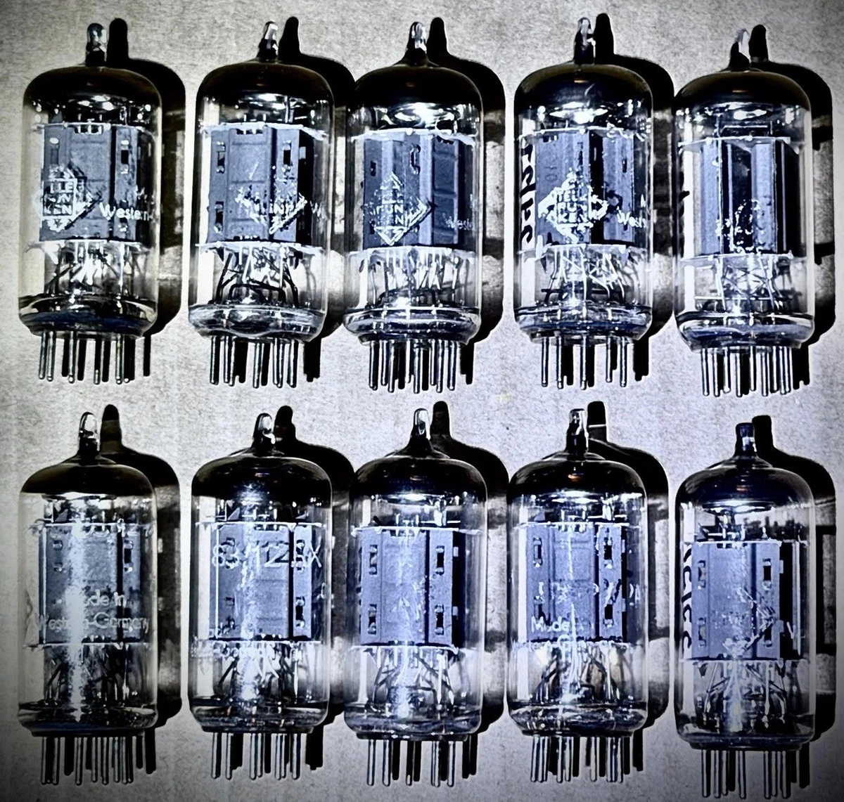 TELEFUNKEN ECC-83/12AX7 ⑥ 3本組 測定データシート付