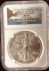 2014 (S) $1 SILVER AMERICAN EAGLE NGC MS69 EARLY RELEASES STRUCK SAN FRANCISCO