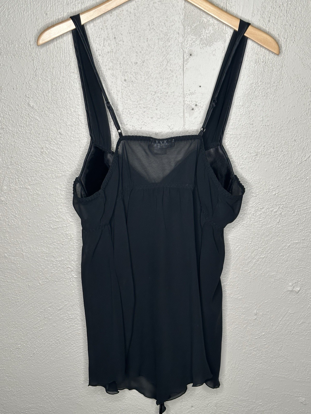 Seductive Wear Cinema Etoile Black Sheer Floral Baby Doll Whimsy Goth XL