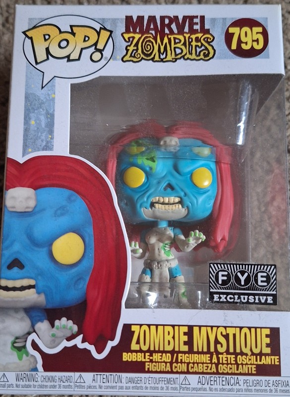Marvel ZOMBIES Funko Pop #795 - Zombie Mystique -FYE EXCLUSIVE