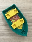 Vintage Fisher-Price Little People #994 Green Fishing Boat Camper Topper (1972)
