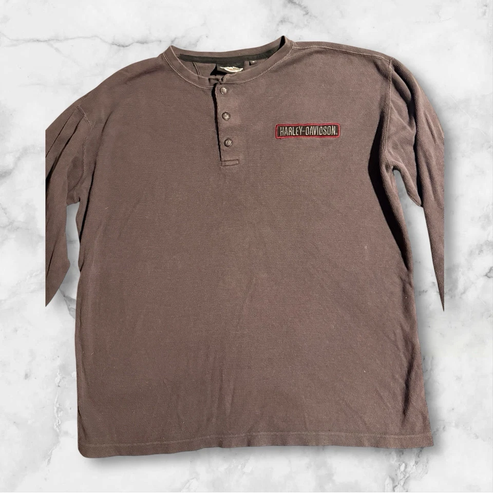 Harley-Davidson 2009 vintage térmica manga media larga Foto 2 de 4