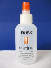 Rusk Shining Sheen and Movement Myst 4.2 oz missing cap