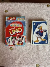 Uno Junior Kartenspiel Mickey Mouse Wunderhaus für Kinder ab 3 Jahren komplett
