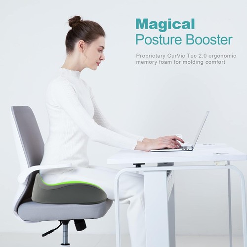 Seat Cushion for Office Chair, Thick Memory Foam Cushion Relieving Pressure T... - Picture 4 of 9