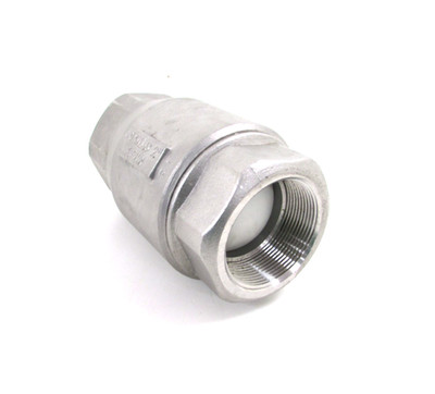 APOLLO 2'' STAINLESS STEEL IN-LINE BALL CONE CHECK VALVE 6210801, 125-S 400-CWP