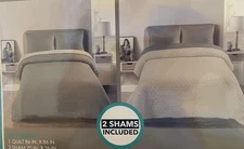 Mainstays, Comfort Bay & Other (some Reversible) Quilt, Full/Queen Or Twin, New