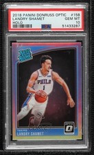 2018 Donruss Optic Rated Rookie Holo Prizm Landry Shamet #158 PSA 10 GEM MT 1b8
