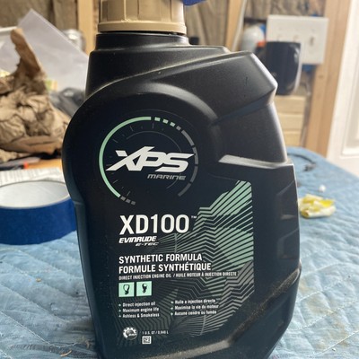 XPS Marine XD100 Synthetic Formula E-tec Direct Injection Engine Oil 1 Quart 