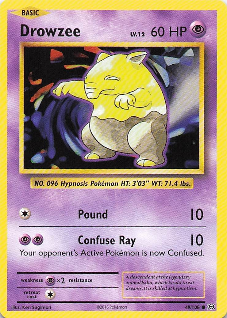 Drowzee [EVO - 49/108] Near Mint
