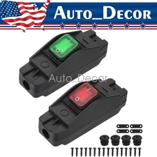 Waterproof Inline Cord Switch On/Off for High Power Lamp Appliance AC/DC 12-250V