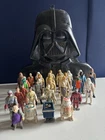 Vintage Star Wars Action Figures 1977-1980 + Darth Vader Case Lot Of 35