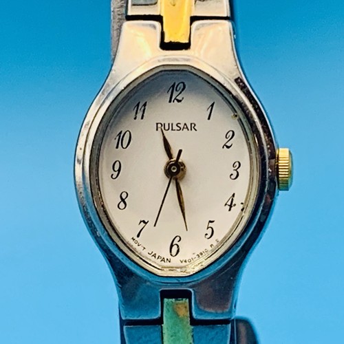 PULSAR by Seiko V401-5620 Damen Vintage Quarz Armband Armbanduhr funktioniert - Bild 2 von 19