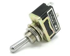 Toggle Switch SPDT, On-Off-On, 10 Amp / 250 Volt AC, Solder Terminals