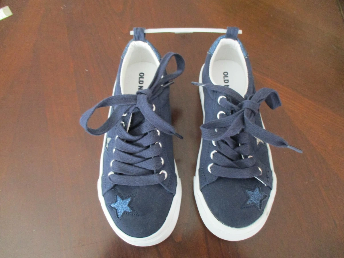 Navy blue girls store tennis shoes