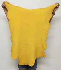 GOLD BUCKSKIN Leather Hide for Native Crafts Taxidermy SCA LARP Skin Pelt