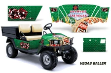 Golf Graphic Decals Stickers For EZGO Workhorse SHORTBOX 1996-2003 VegasBALLER G