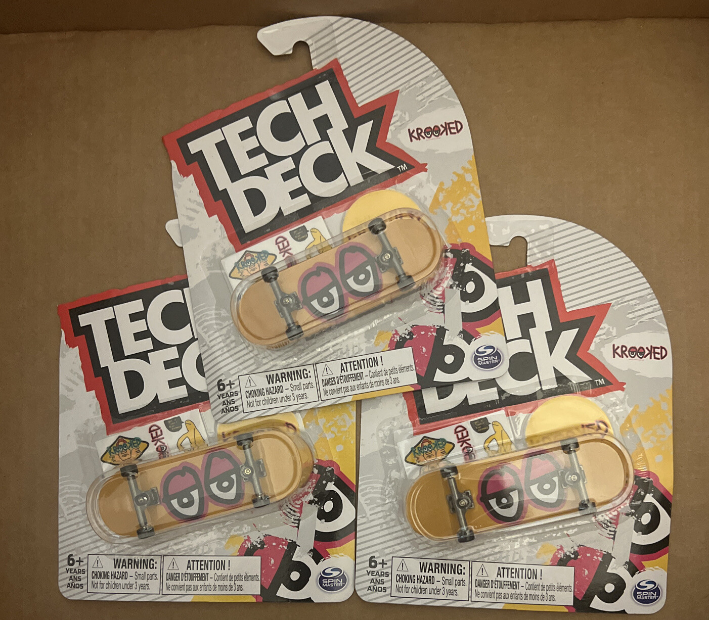 2021 Tech Deck KROOKED ULTRA RARE Skateboards Fingerboard Brand New X 3