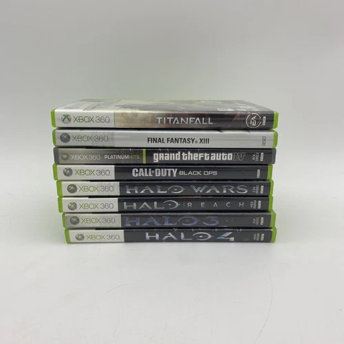 Lot of 8 Xbox 360 Games - Halo, Call Of Duty, Final Fantasy