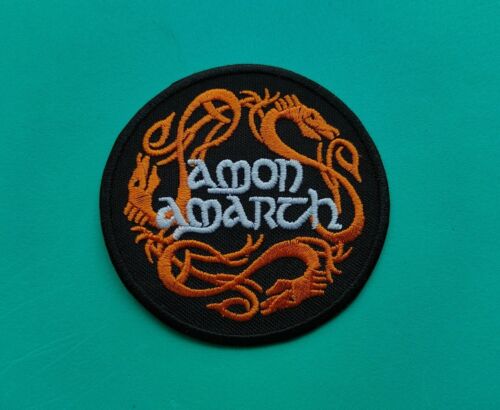 Rock Music Sew / Iron On Embroidered Patch:- Amon Amarth (a) - Afbeelding 1 van 1