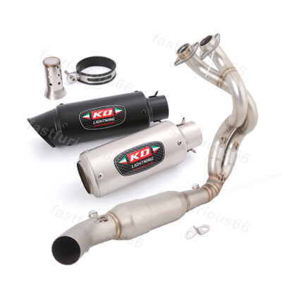 For Kawasaki Ninja Z650 2023 2024 2026 Exhaust System Muffler Header Link Pipe