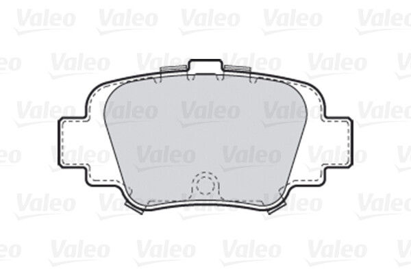 Plaquettes de frein Valeo 301642 pour frein à disque d'essieu avant