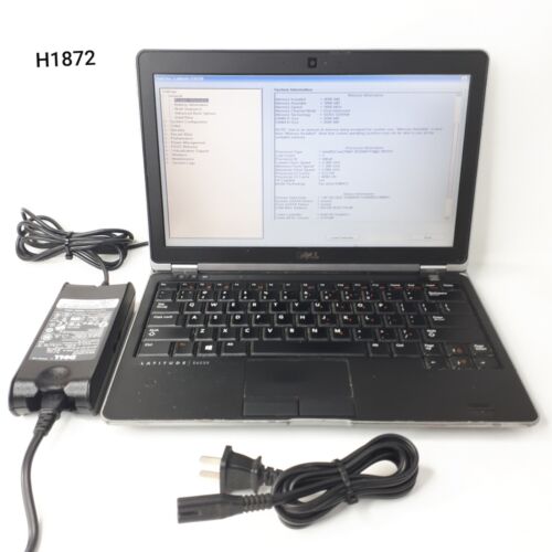 Dell E6230 Latitude 12.5"Laptop i7-3520M 4GB Ram 128 GB No OS Boot/BIOS H1872 - Picture 1 of 17